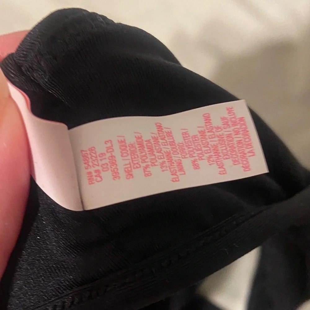 Victoria's Secret Black Strappy Bikini Top - Picture 7 of 8